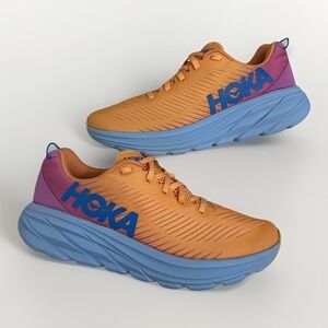 Hoka One One Rincon 3 Women's Athletic Shoes Orange Purple Size 8B